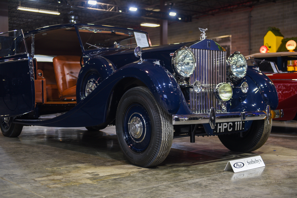 1938 Rolls-Royce Phantom III 'Parallel Door' Saloon Coupe by James Young offered at RM Sotheby’s The Guyton Collection 
